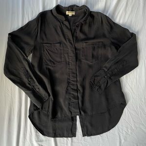 Cloth & Stone black long sleeve shirt